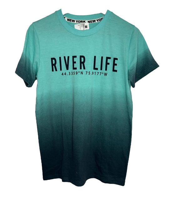Mint River Life with Coordinates T-Shirt