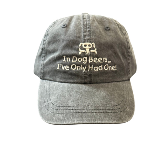 In Dog Beers with Dog Bones hat