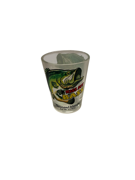 Kiss My Bass SLR shot glass