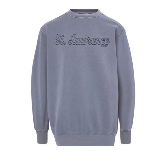 St. Lawrence River Embroidered Crew
