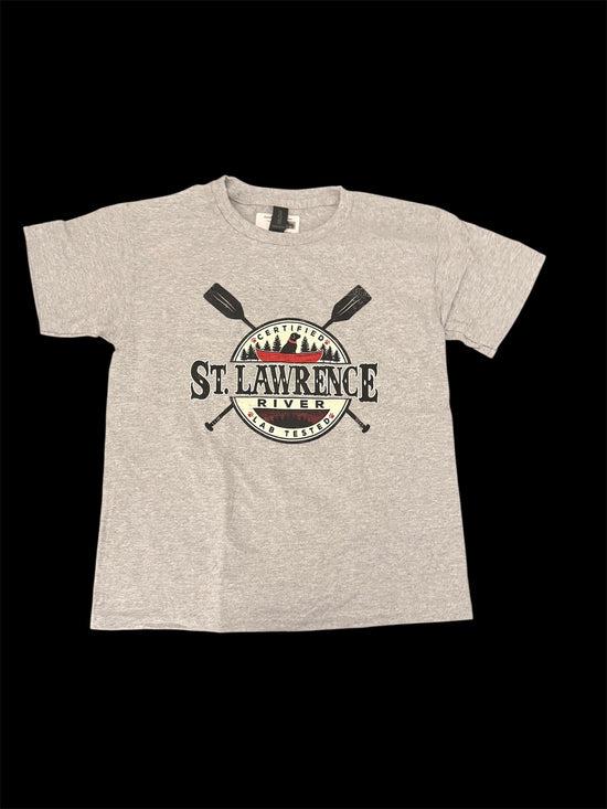 Youth lab tested canoe tee