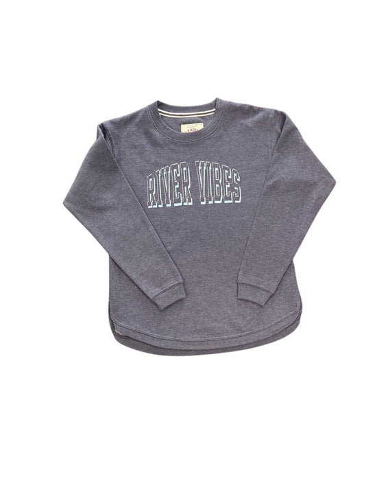 River Vibes around bottom Crewnecks