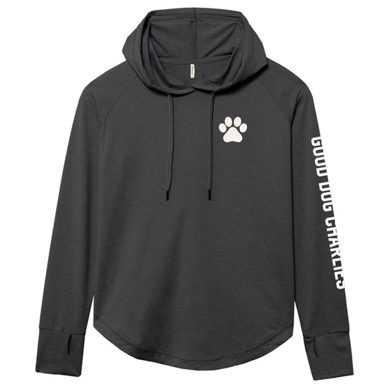 Good Dog Charlies with Paw Hooded Longsleeve