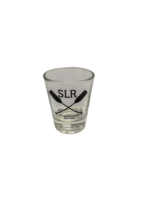 SLR with paddles shot glass