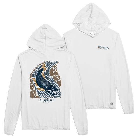 SLR UV Hoodie with fish