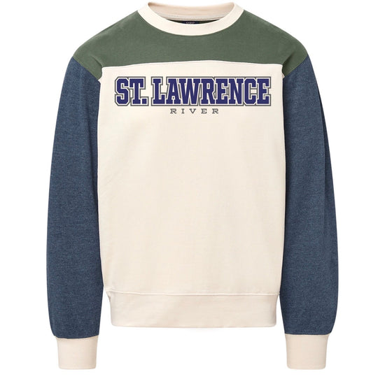 St.Lawrence River Color Block Crew
