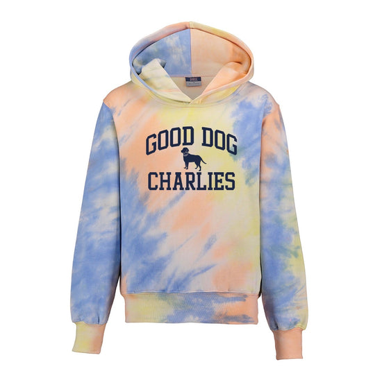 Youth Good Dog Charlies Tie dye Hoodie