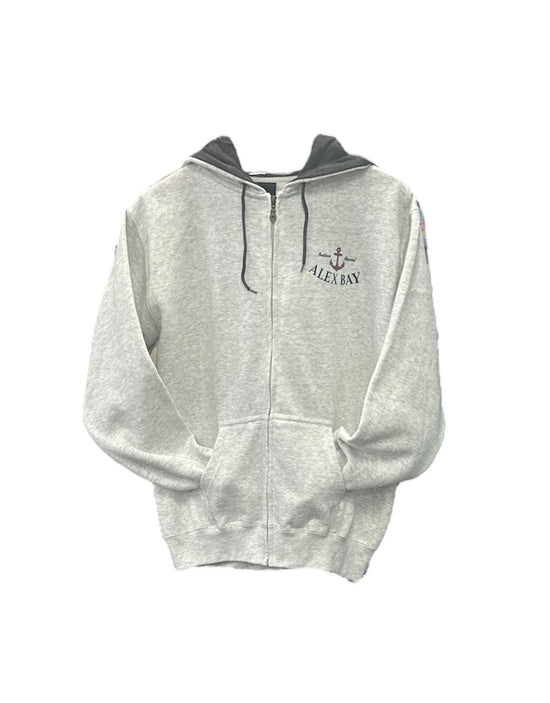 Alex Bay with Anchor Full Zip Hoodie