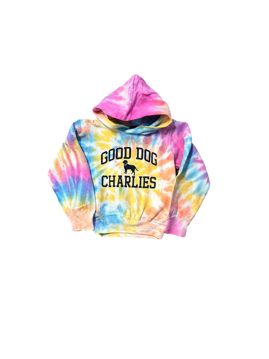 Youth Good Dog Charlies Tie-Dye Hoodie