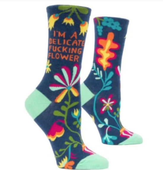 I’m A Delicate F* Flower Socks