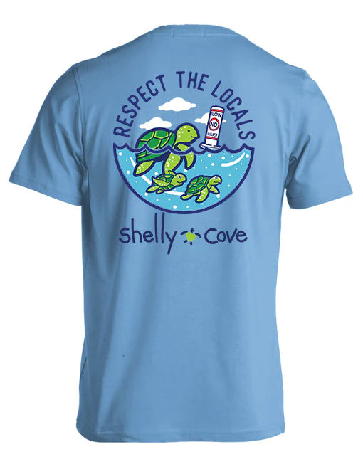 Shelly Cove Respect The Locals tee