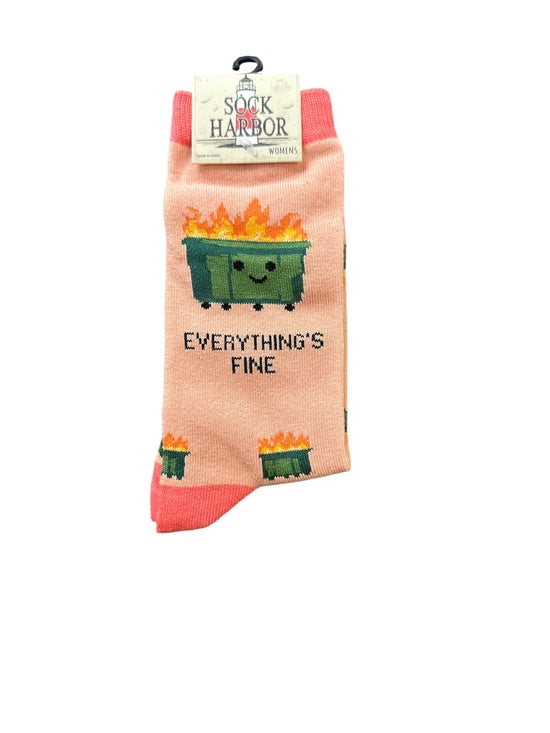 Everything Is Fine Socks