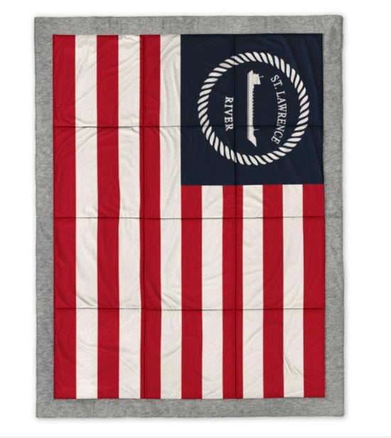 American Flag Freighter Quilt