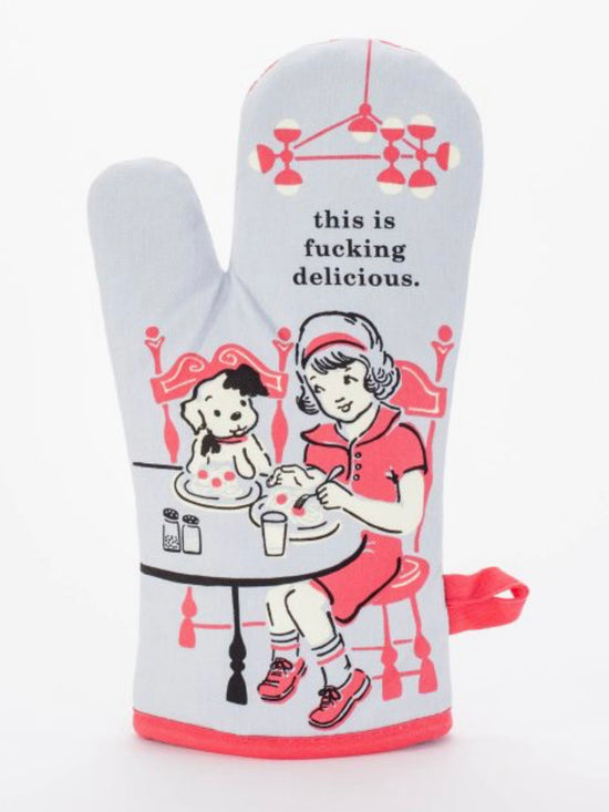 This Is F* Delicious Oven Mitt