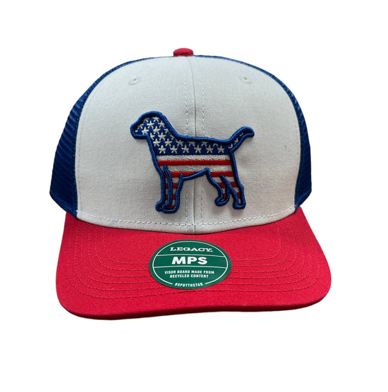 Flag Dog Trucker Hat