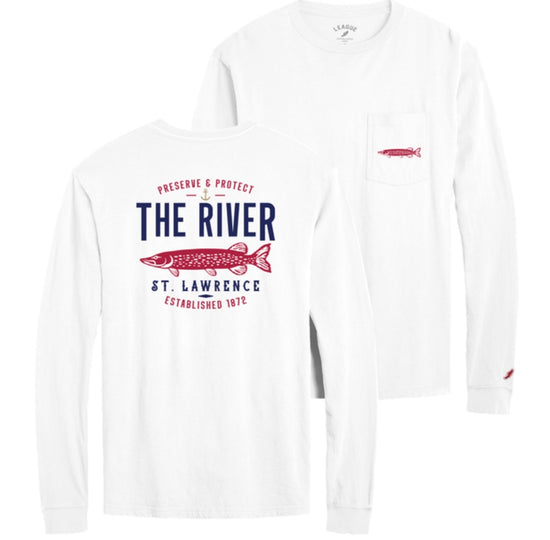 White Preserve & Protect The River Long Sleeve