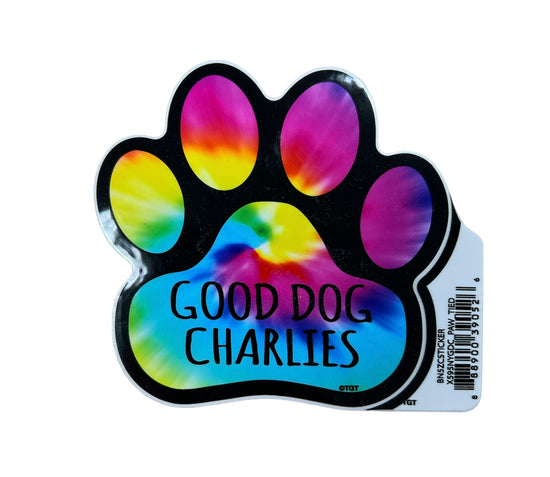 GDC Tie Dye Paw Sticker